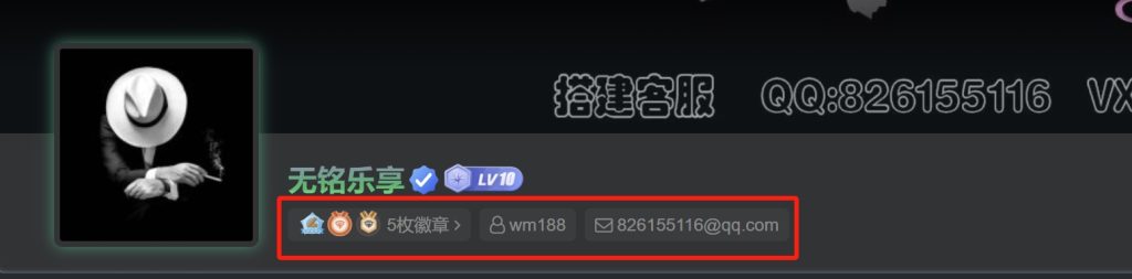 图片[1]-子比主题美化-用户中心添加UID、用户名、邮箱按钮美化-无铭博客